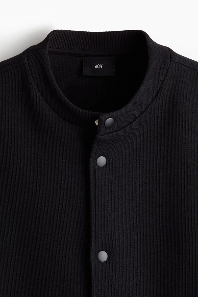 H&M  Loose Fit Waffled cardigan for Men | Best Price UAE